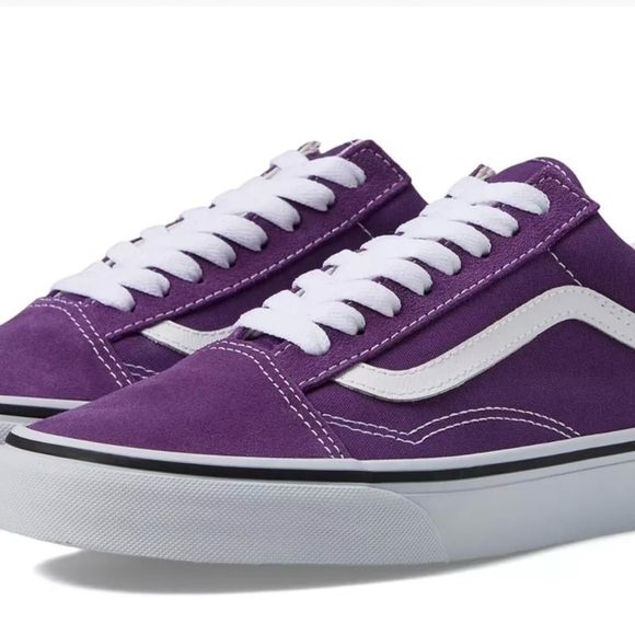Vans Color Theory Old Skool Skate Sneakers Purple Magic Unisex Wm’s 8 Mn’s 6.5 - Picture 4 of 14